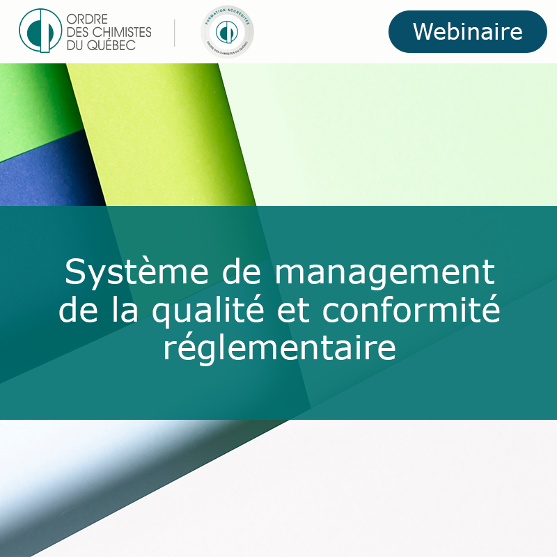 Système de management de la qualité et conformité réglementaire
