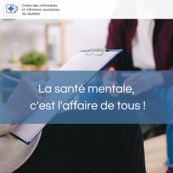 La santé mentale, c’est l’affaire de tous !