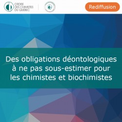 Des obligations déontologiques à ne pas sous-estimer pour les chimistes et biochimistes